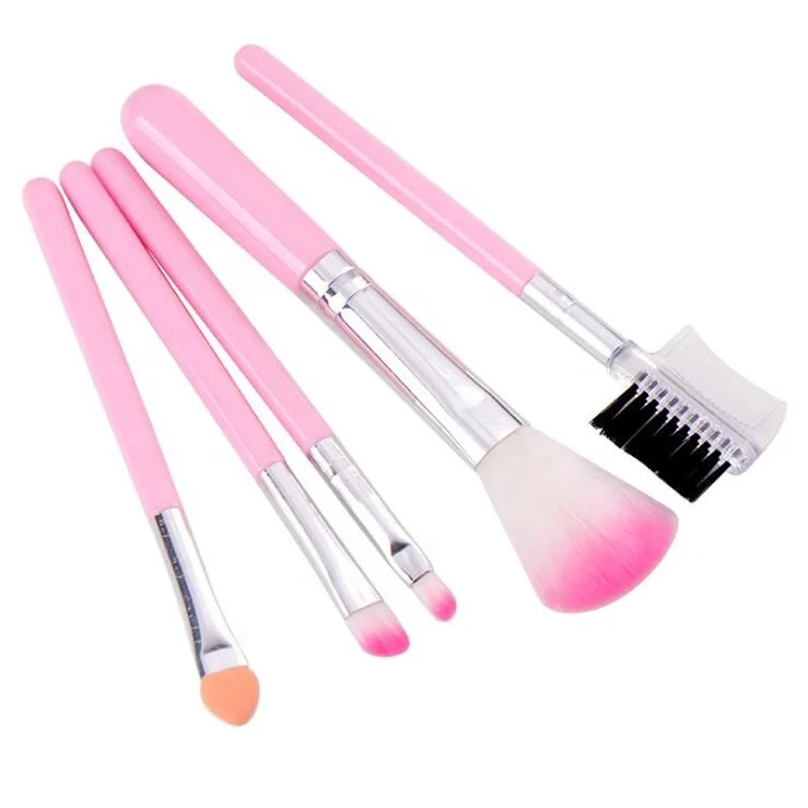 2020 Professional designer slim 5pcs eye makeup brush small Cosmetic makeup brush for skin accessible