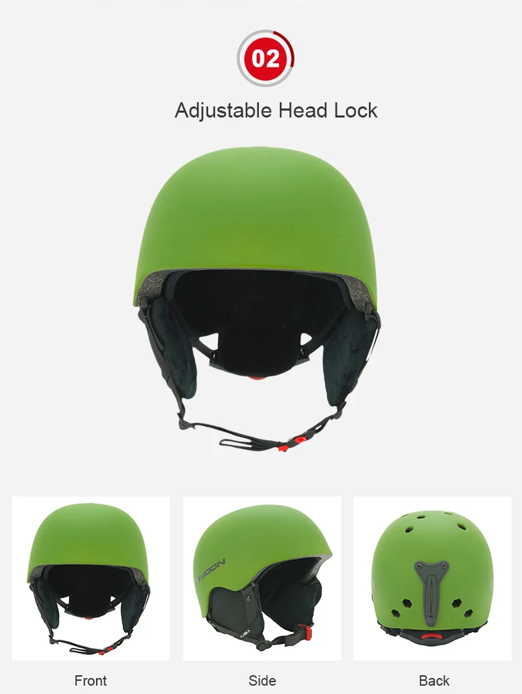 High Quality Moon Comfortable Ski Helmet Safety Snowboard Helmet