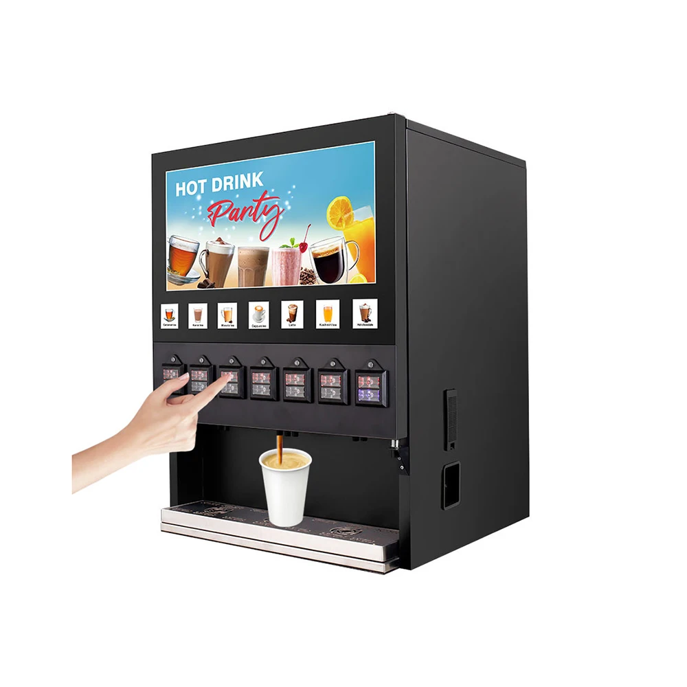 Умные сенсорные кнопки коммерческая кофемашина Эспрессо OEM & ODM автомат по продаже напитков