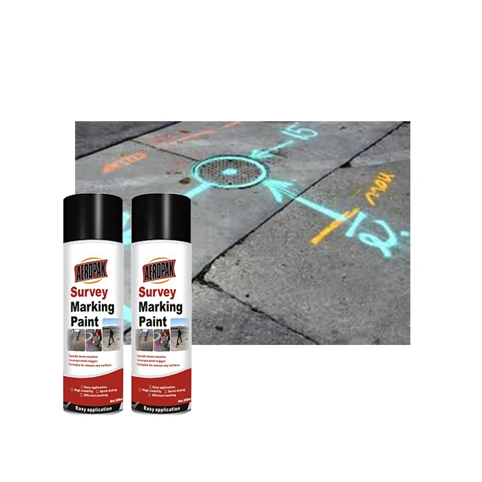 Aeropack 500 ml samples color survey marking spray paint