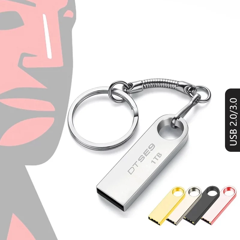 Custom Logo Mini Usb 2.0 3.0 Flash Drive Metal Pen Drive Stick 2GB 4GB 8GB 32GB 16GB 64GB Pendrive for Kingston