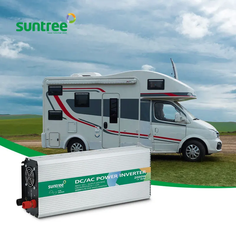 Инвертор от 24 В до 12 В, немодулированный синусоидальный сигнал, инвертор солнечной энергии для Rvs