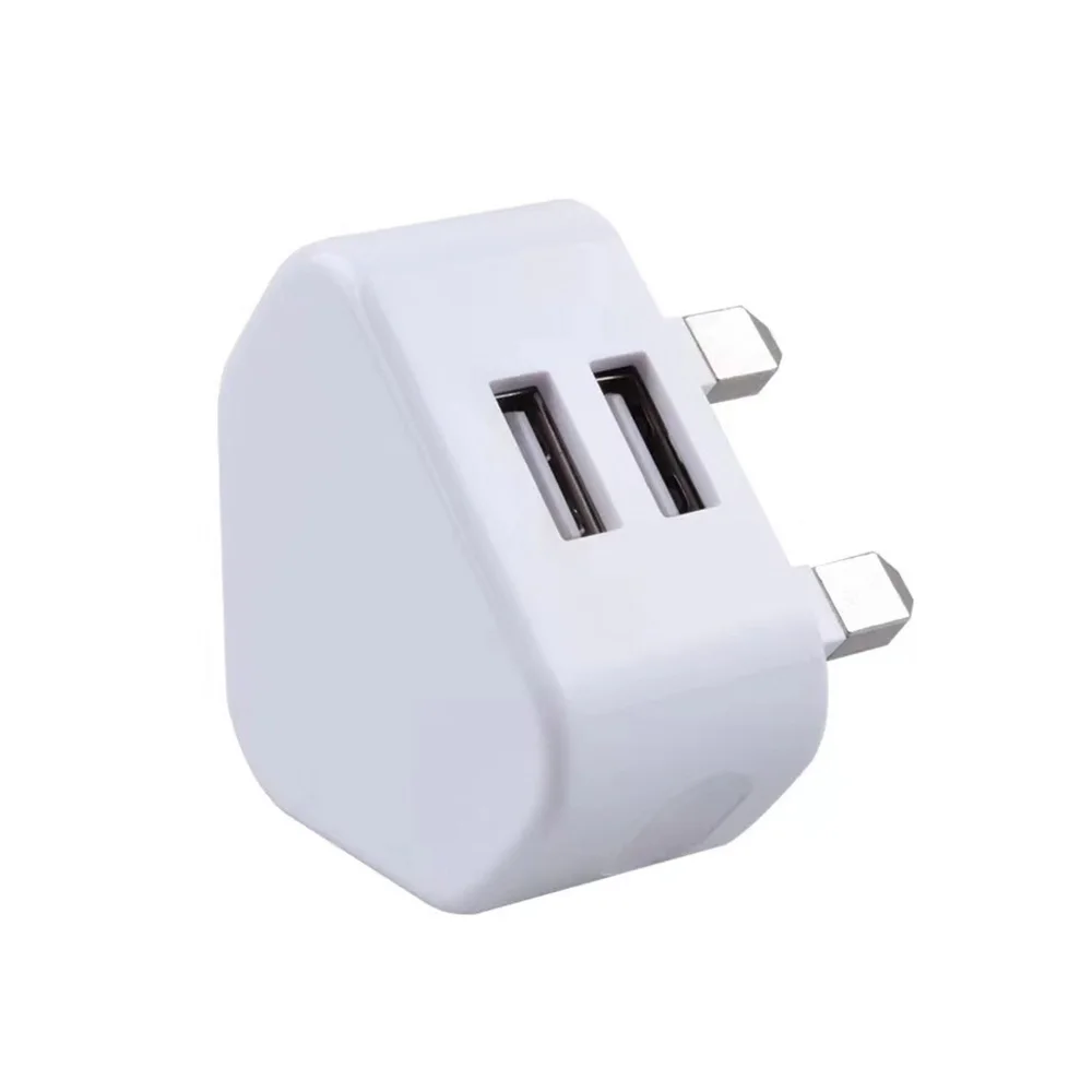 PD dual port charger 20w British standard charger TYPE-C+QC3.0 triangle UK standard fast charging adapter