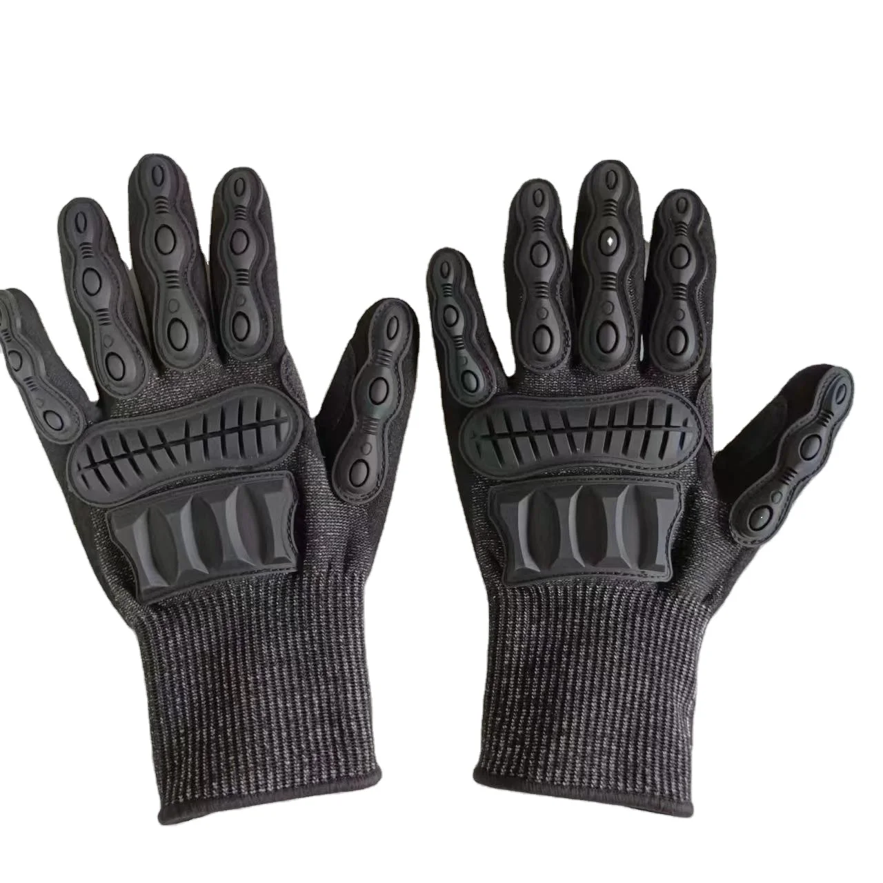 TPR Oilfield Construction Industrial Cut Resistant Protective guantes de impacto Safety Mechanic Working Impact Gloves