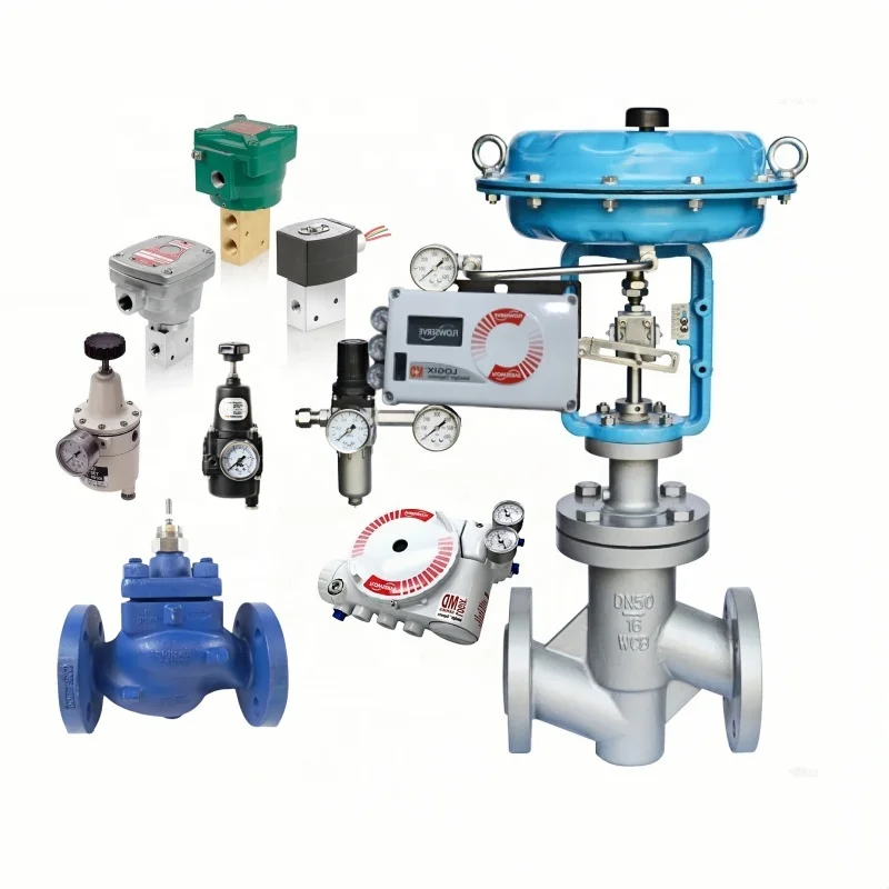 Emerson Fisher 67CFR Air Filter Regulator and Flowserve 520MD Digital Control Valve Positioner with HART Communications