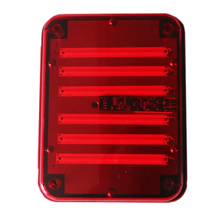 New COB 72W 10' Rectangle Strobe Warning Lights Red Blue Slim Surface Mount Safety Flashing Lamps For Truck  Car Ambulance