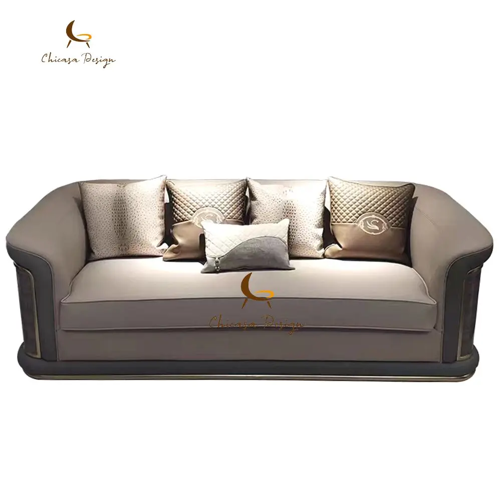 Professional Manufacture Home Furniture The Newest Design Living Room Leather Sofa