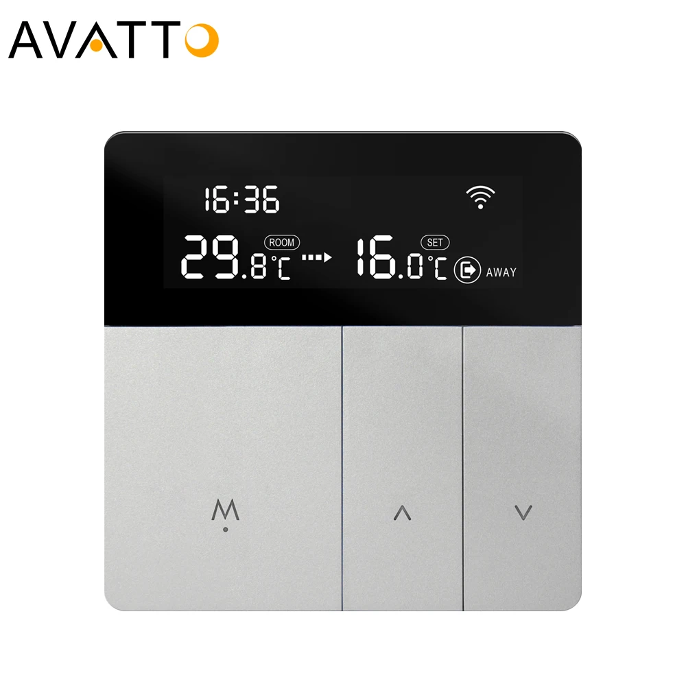 Механическая Кнопка Smart Home Lcd сенсорный экран контроллер температуры Wifi