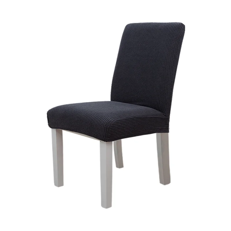 Wholesale thickened polar fleece half pack elastic chair covers corn simple one-piece fabric household chair cover universal