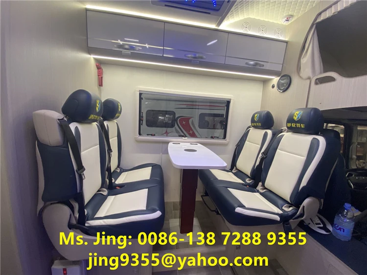 Пользовательский новый дизайн YUEJIN 4x2 роскошный автомобиль для отдыха на колесах/автофургон продажа в саудовской аравии