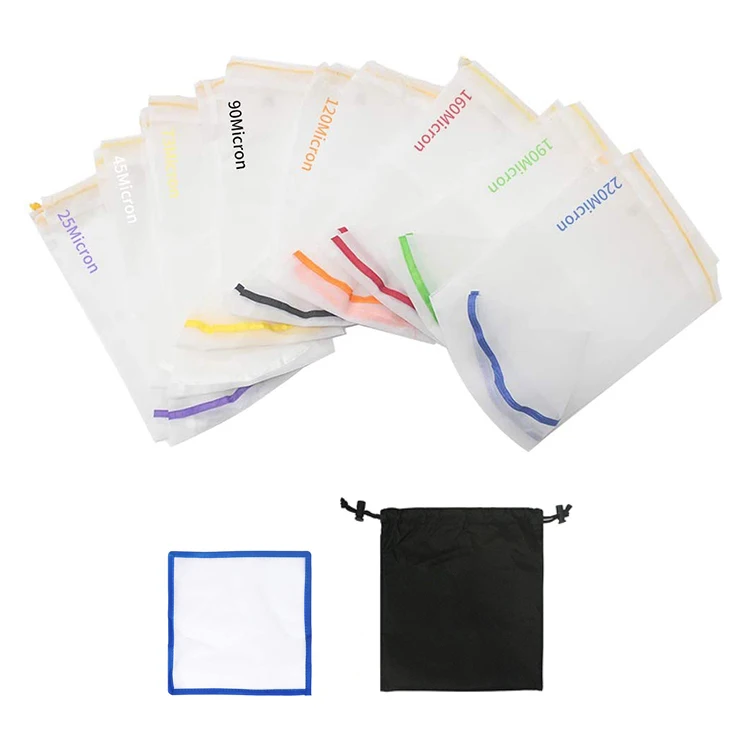 Все сетки 5 галлонов кубик льда нейлоновые Пузырьковые мешки для фильтров травяные