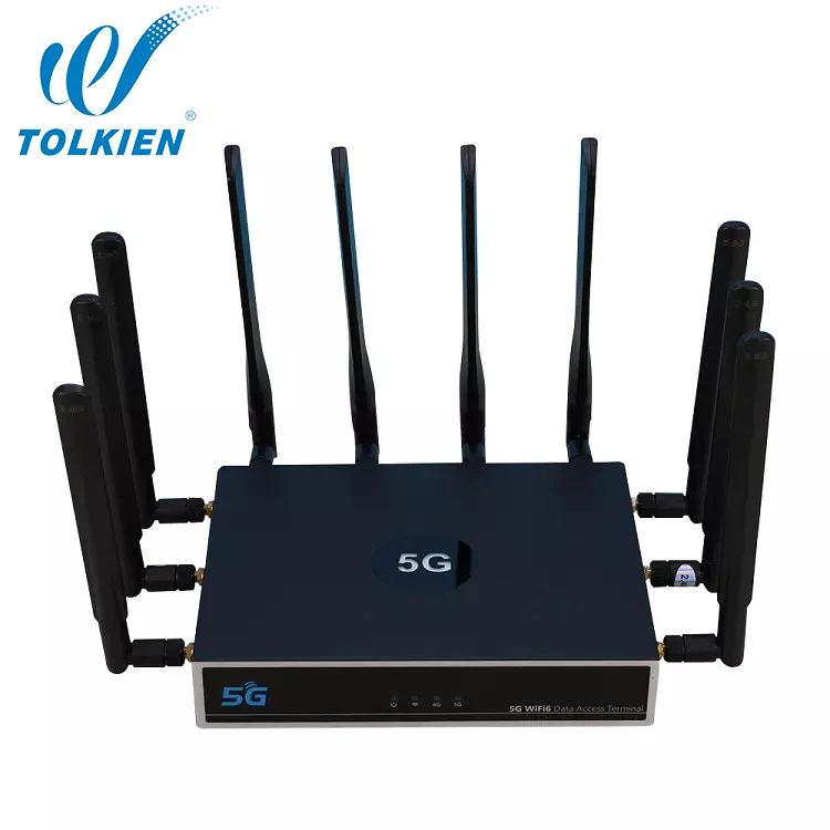 5G LTE CPE WIFI Routers with sim card slot Wi-Fi Dual band industrial Wireless 5G Router Wifi6 outdoor CAT6 Firewall Mesh Modem