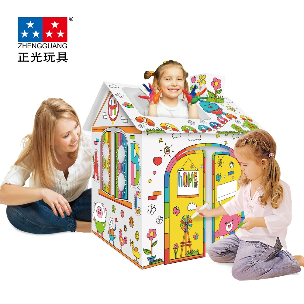 Производство diy Рисование Doodle house миниатюрная бумага игрушки Другие Развивающие для dream 3d пазл с EN71