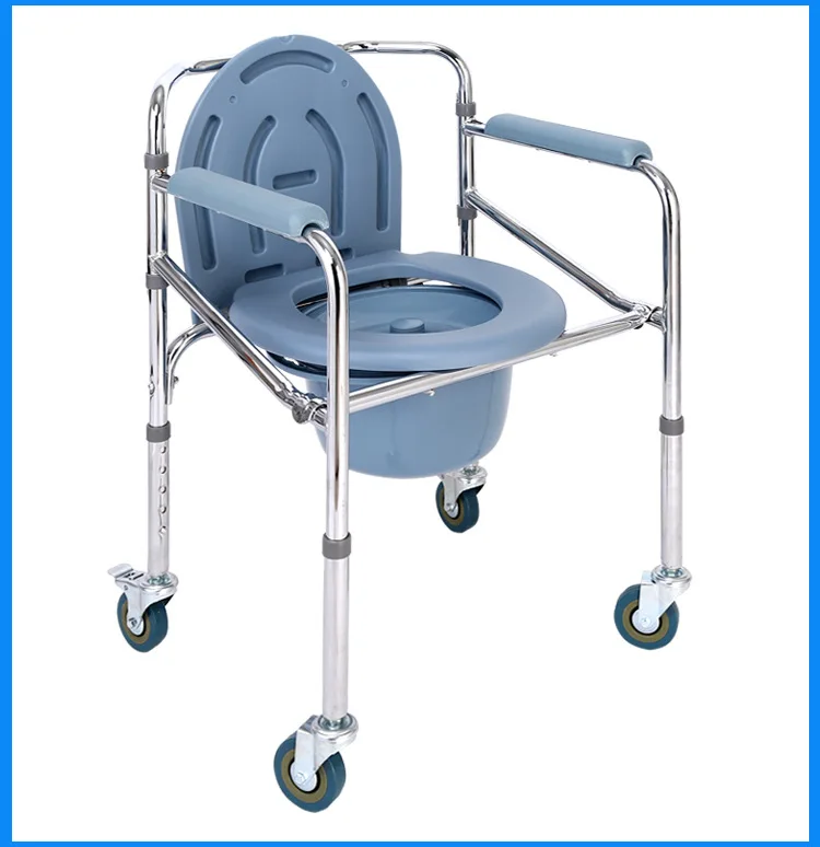 Medical Elderly portable Handicapped Adult Toilet Potty Commode Chair Folding bedside commode chair