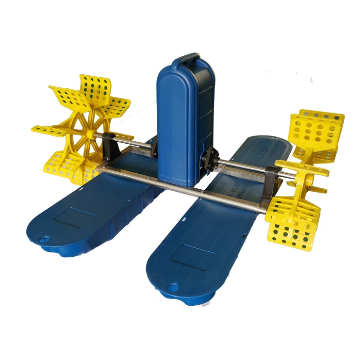 China Top Supplier 304 Stainless Steel 0.75Kw 220V Fishing Farming Water Paddle Wheel Aerator