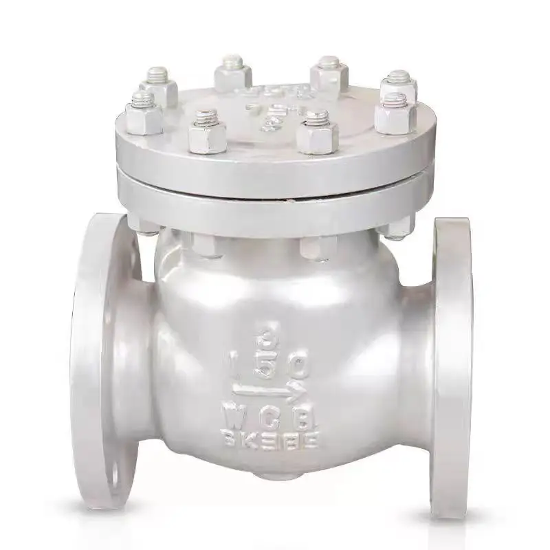 6 Inch 150LB Flange Type Cast Steel Swing Check Valve API/ANSI/DIN/JIS Industrial WCB Casting Non-return Valve