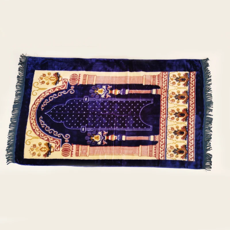 muslim religion prayer mat polyester carpet 70x100cm