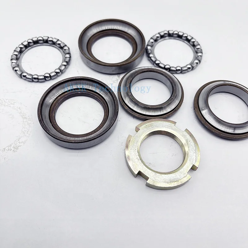 Steel Bowl Harley Stainless Steel Ball Bearing Steering Column 7 Piece Set for Citycoco Harley Electric Scooter Parts