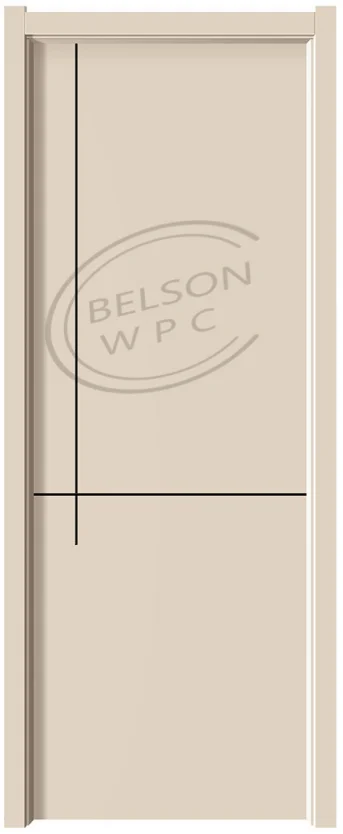 Belsonwpc Middle East Widely Used WPC Door Used Solid Wood Interior Doors Modern Security Doors