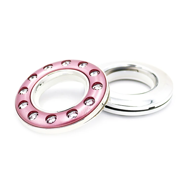 Shower Plastic Curtain Ring Plastic Curtain Eyelets Curtain Hidden Loop with Gold Silver Brown Etc