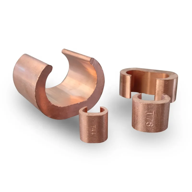 Manufactured Electric Wire Cable Connector C Clamp Type Metal Brass Suspension Clamp for Inch Measurement System Pipe Connection