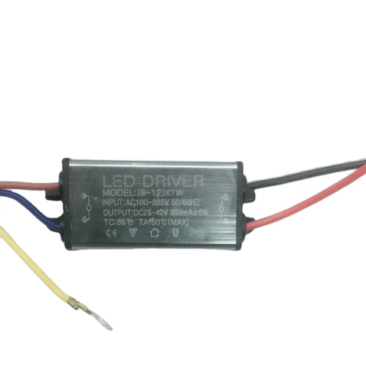 Chinese professional manufacturer waterproof power supply 12V/8-12W transformer water-resistant LED Driver