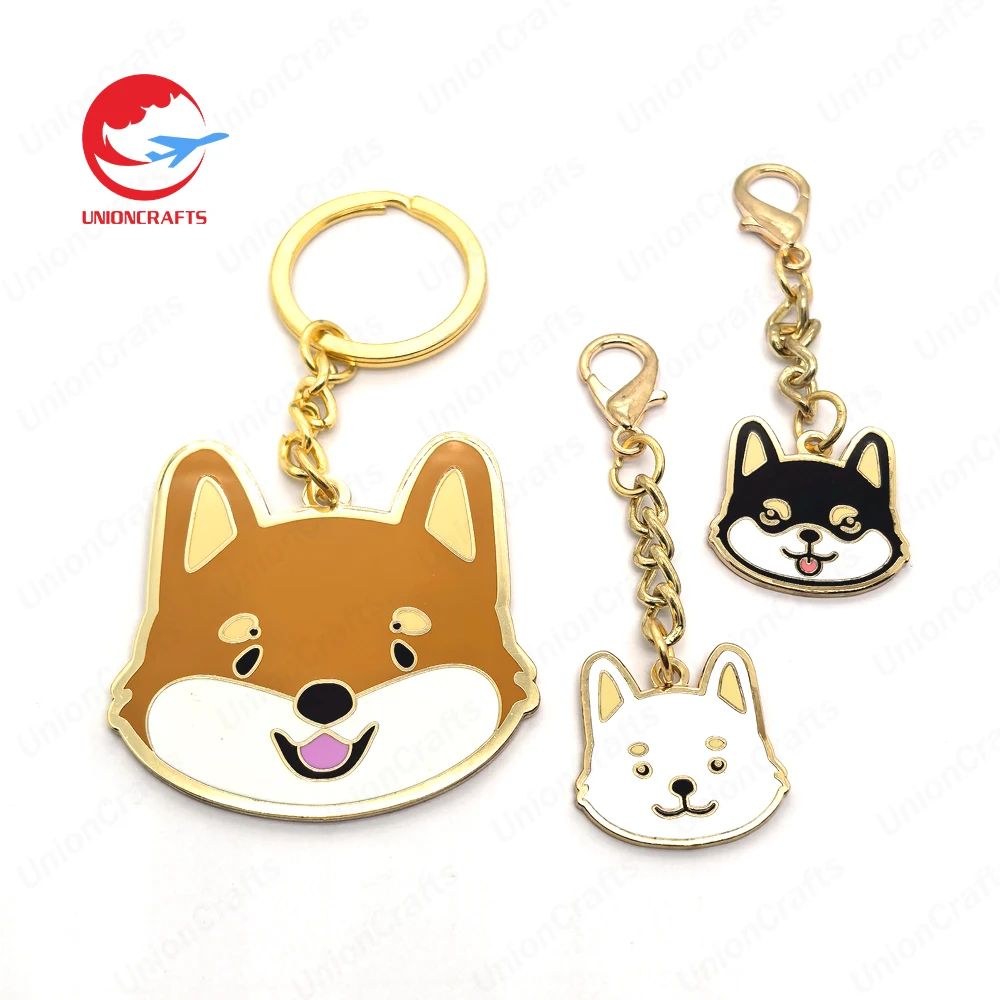Merchandising custom made vendor key chain in bulk kpop cartoon animal door opener aircraft metal keychain dog mom cat keyring