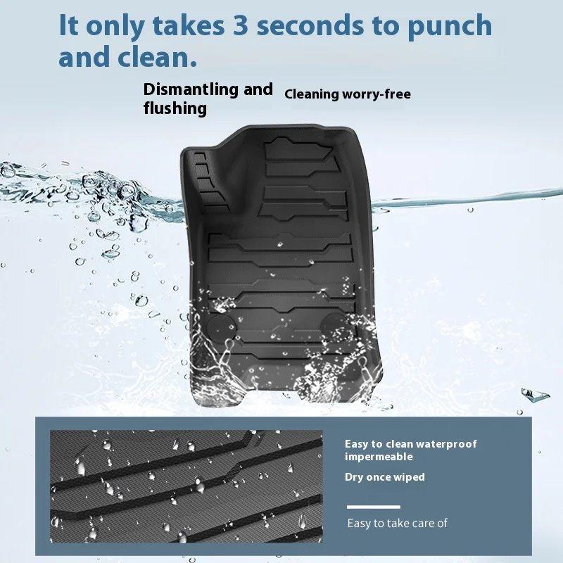 OEM TPE Car Mats For Chevrolet Colorado Tracker Spark Gt Beat 3d Waterproof Anti Slip Auto Interior Floor Cover