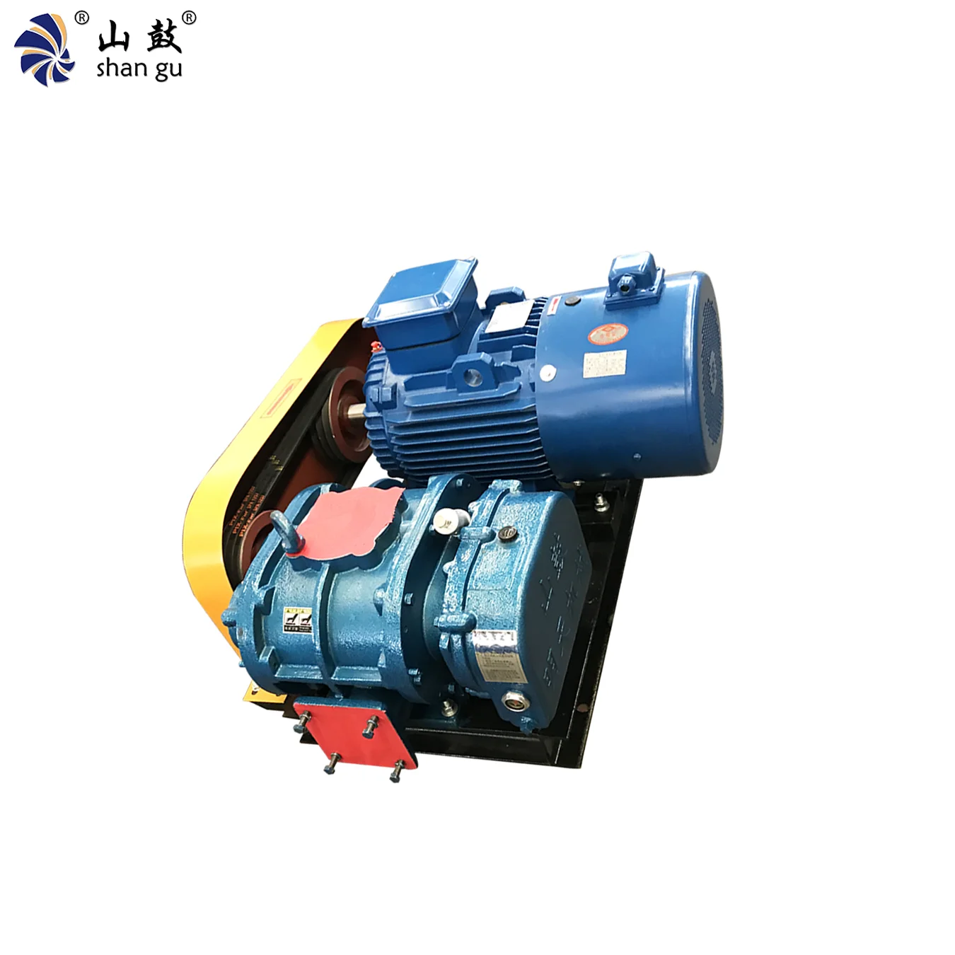 Промышленный воздуходувка Shangu с высоким давлением тремя лопастями RSR-100 воздушное охлаждение цементный химический малошумный воздуходувки для охлаждения воздуха