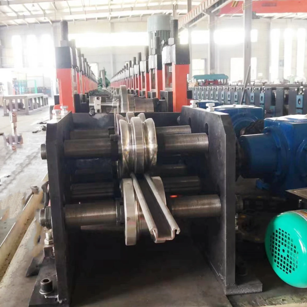 3.0mm Thickness Guiderail Making  Machine With Gear Box Driving Used For the Elevator