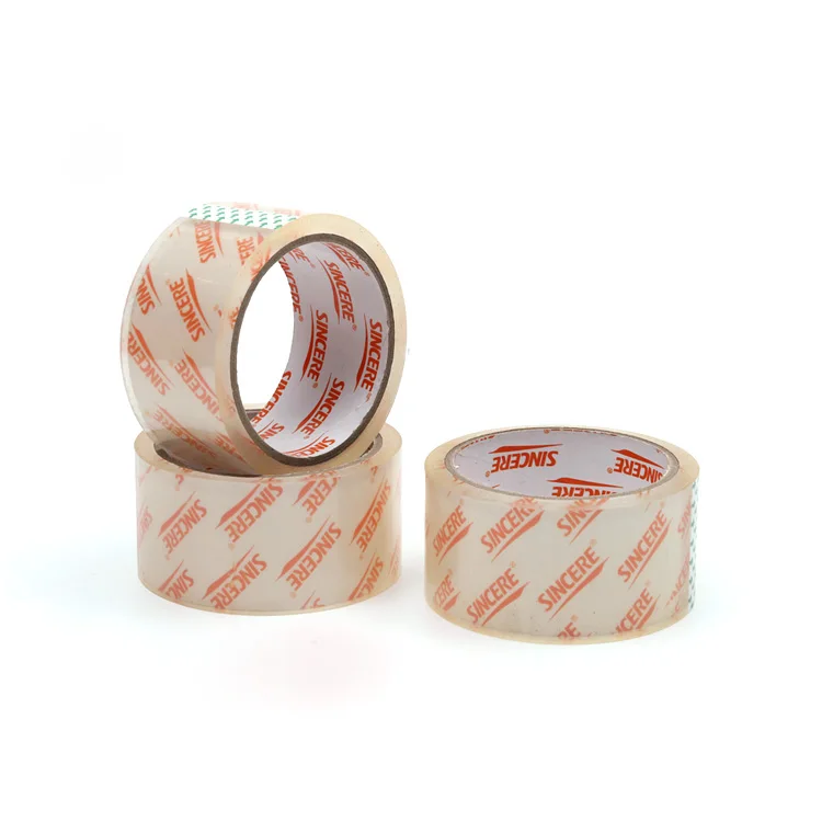 Bopp Super Clear Transparent Heavy Duty Adhesive Bond Strengthens Carton Packing Tape