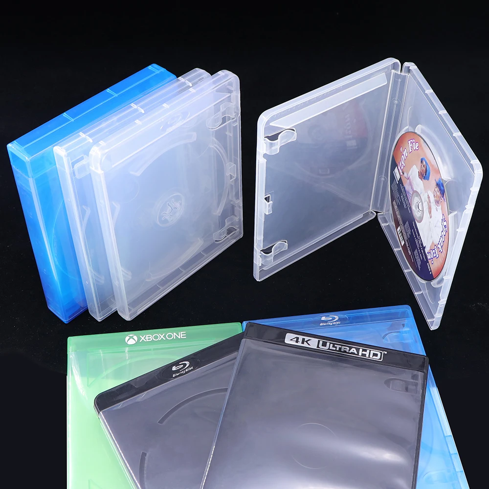 YUZMEI Пластиковые чехлы для CD Blu-Ray Сменные Чехлы нескольких дисков 4K Ultra HD