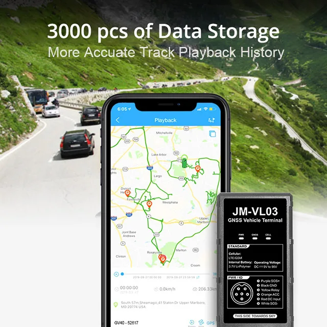 Jimilab iot JM-VL03 мотоцикл трекер jm vl03 4 аппарат не привязан к оператору сотовой связи sim-карту сети 2G GSM Автомобильный gps устройства