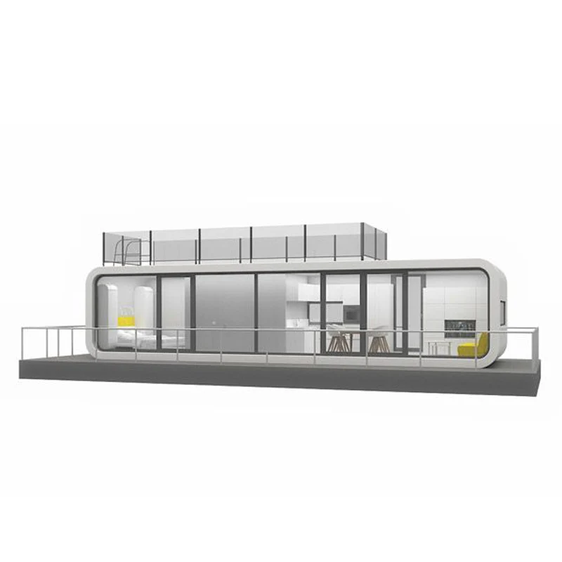 A Place To Be Alone Relaxing Zone  Prefab House Luxurious Design Apple Cabin Modular House Office Pod