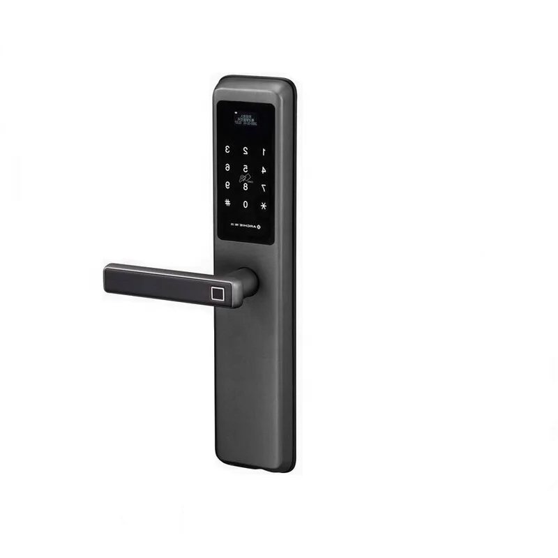 Aluminum Intelligent IC Card Lock Digital Combination Smart Lock Biometric Fingerprint Smart Door Lock for Home Residence