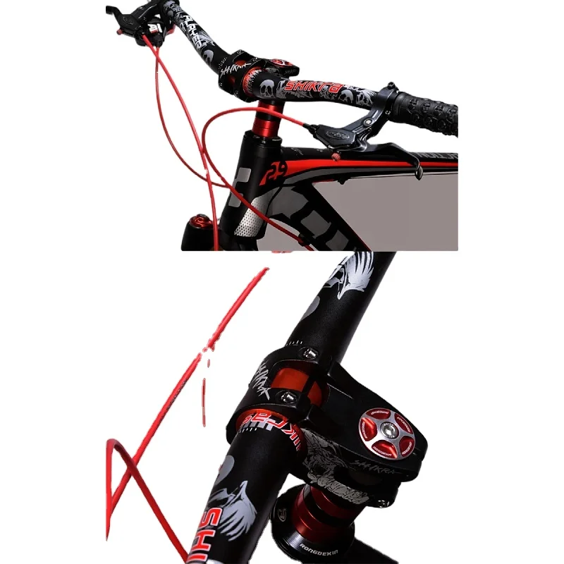 SHIKRA 6061 Aluminum Alloy Bike Stems 31.8mm 35mm 50mm Fixed Short Handle Bar Stem for Road Bicycle BMX Bicycle Accessories