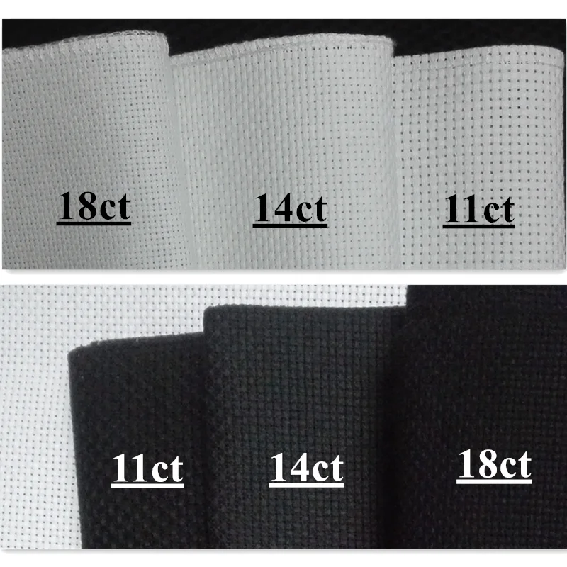 DPF015 Charming Hong Kong night cross stitch kit package plant sets aida 18ct 14ct 11ct black cloth kit embroidery DIY handma