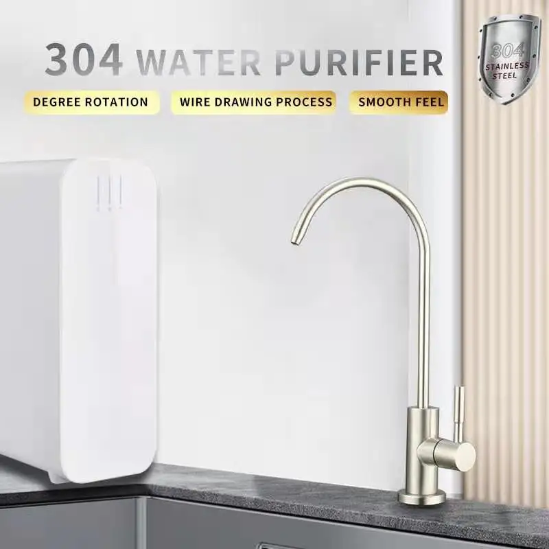 Household Hot Selling Pull Down Faucet Lead-Free Water Tap  Kitchen Water Faucets for Purifier