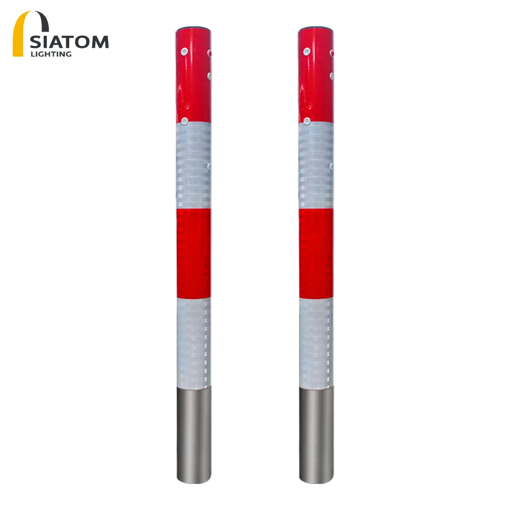 2023 Newest IP65 Solar Powered Led Warning Light 3000k Driveway Red Road Warning Lights