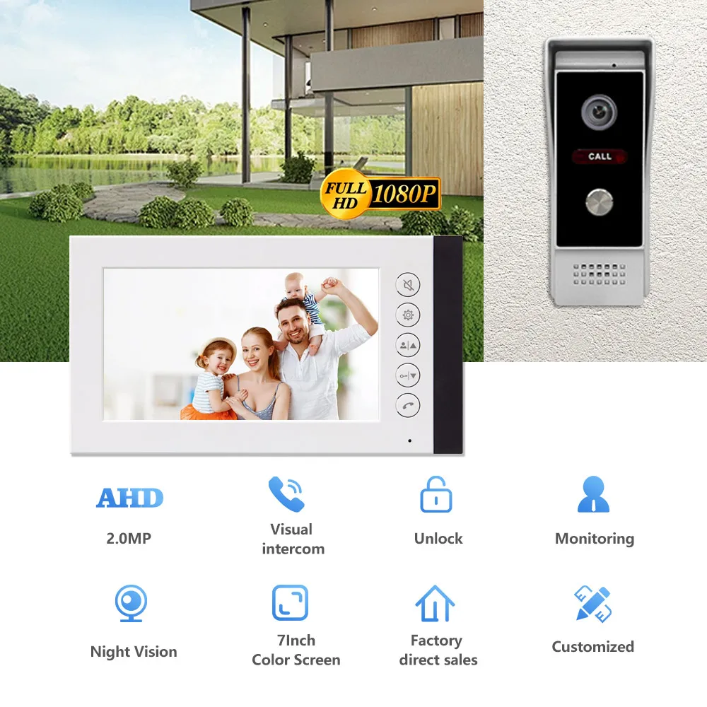 Best Selling VDP Intercom Phone Door Smart Home Video Doorbell Systeme Video Phone