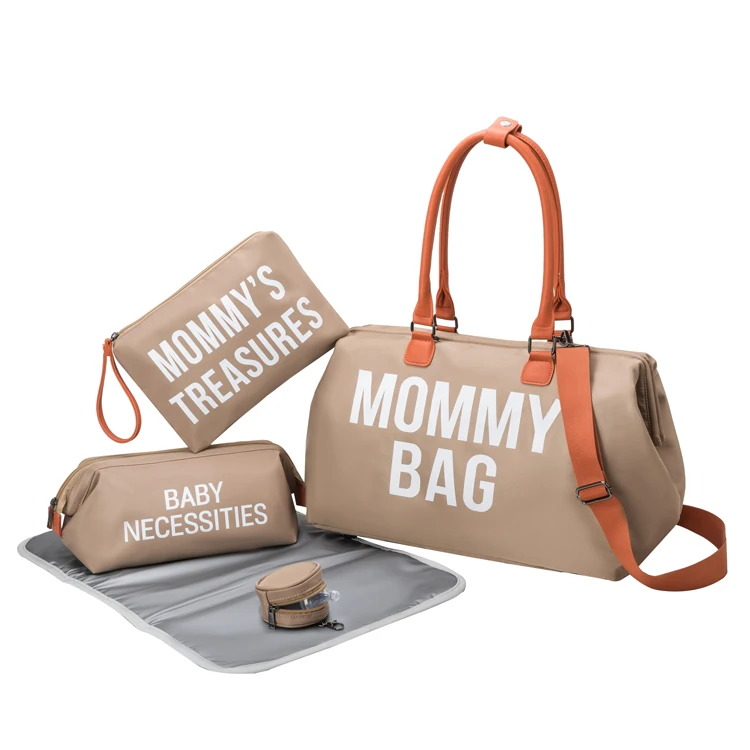 Luxury Waterproof Maternity Mom Bags Essentials large baby diaper bag tote mommy bag set for Hospital