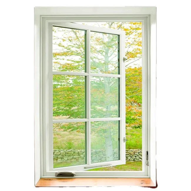 High quality House Certification Hurricane Proof Impact Aluminium Frame Doors And Windows Aluminum Double Glaze Casement Window