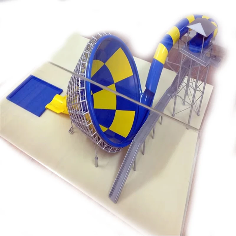 GAOJIE OEM New Complex Design SLA 3D Printing Large Scale STL Files Luxurious Building Amusement Park Model For Exhibition Expo