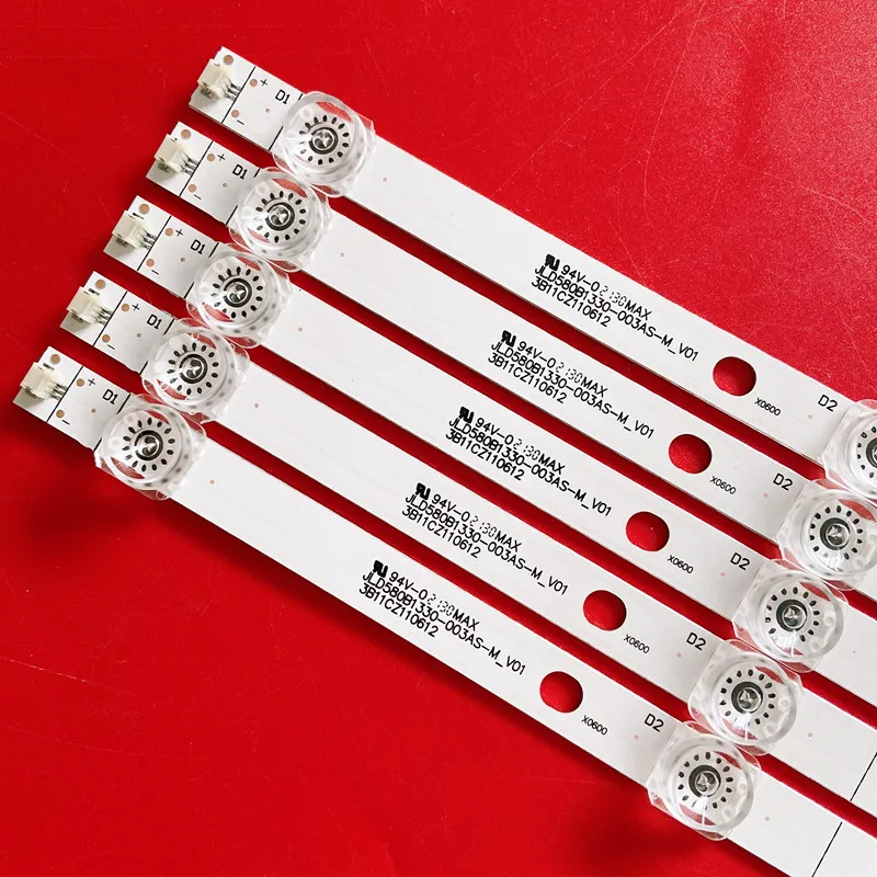 Hisense HZ58A65 свет бар JL.D580B1330-003AS-M-V01 световая панель с ЖК-дисплеем 11 светильники 5