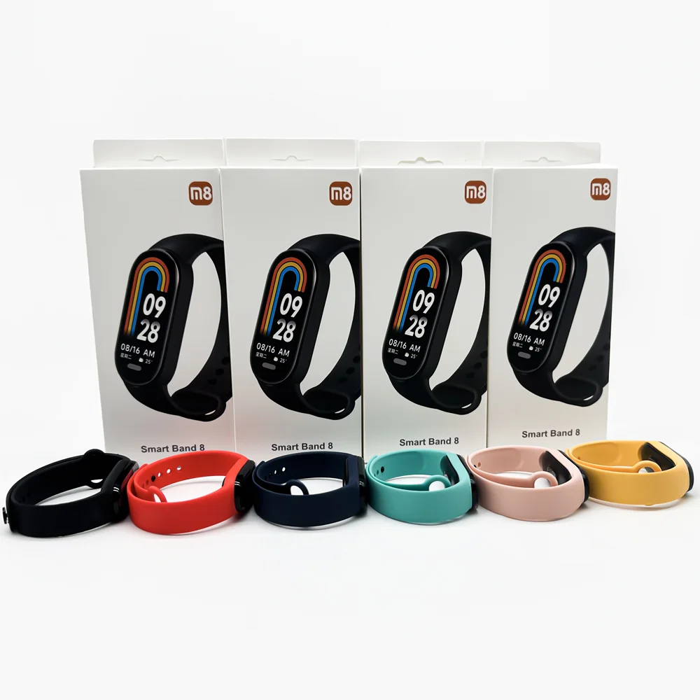 2023 Popular Mi Band 8 Smart Watch M8 M7 M6 M5 M4 Smart Band Fitness Smartband Mi Bracelet M 8 Smartwatch M8