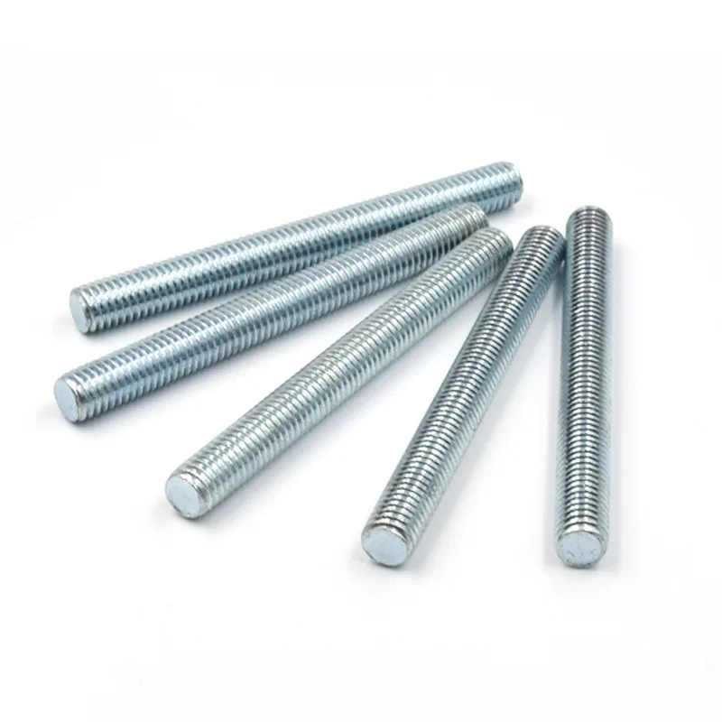 M6 M8 M10 M12 1000mm 3000mm metric  long rods High tensile hex stud bolts with low price