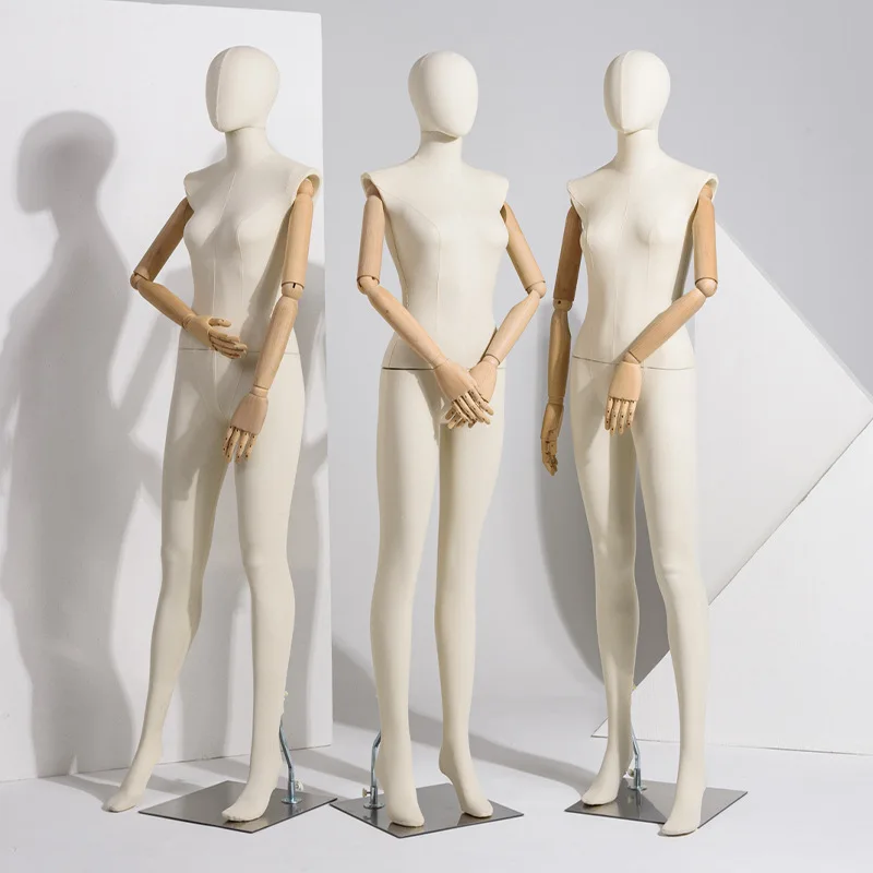OEM Supplier Full-Body Cloth Wrapped Model Props Activity Hand Women Mannequins Female With Arms