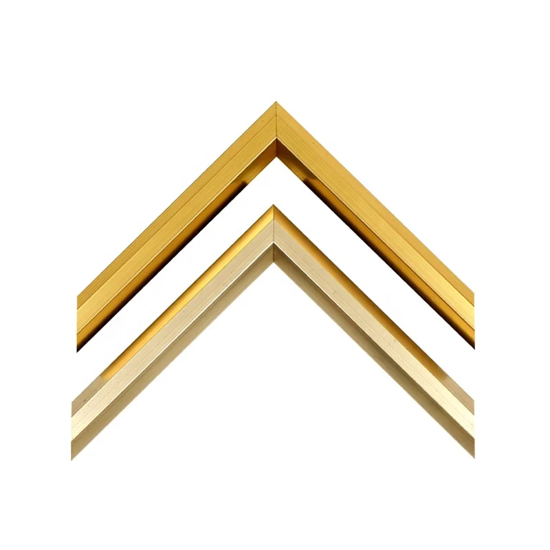 New Design Custom Modern Gold Plastic Picture Frame Wall Frame Moulding For Home Decor