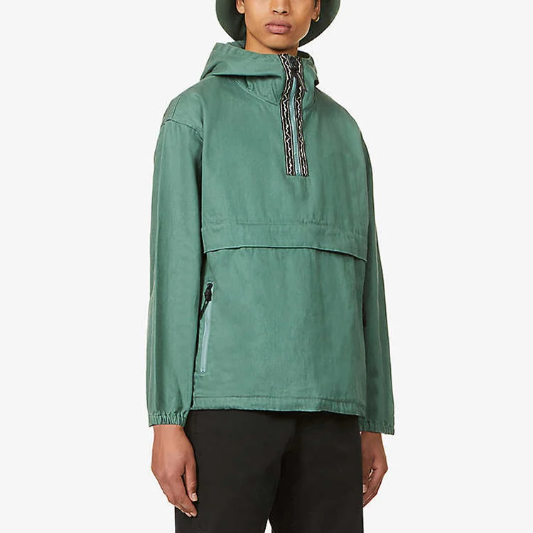 Decheng Oem Boy Quarter Zip Pullover Men Lime Green Top Quality Hoodies Designer Trending Eco Friendly Light Weight Hemp Hoodie