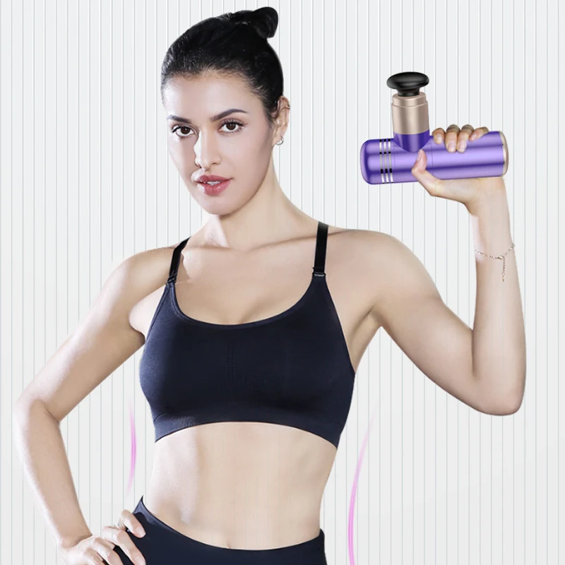 
Инструмент для скульптурирования тела, Новый вибрирующий спортивный пистолет, массажер, электрический массажный пистолет, мини 